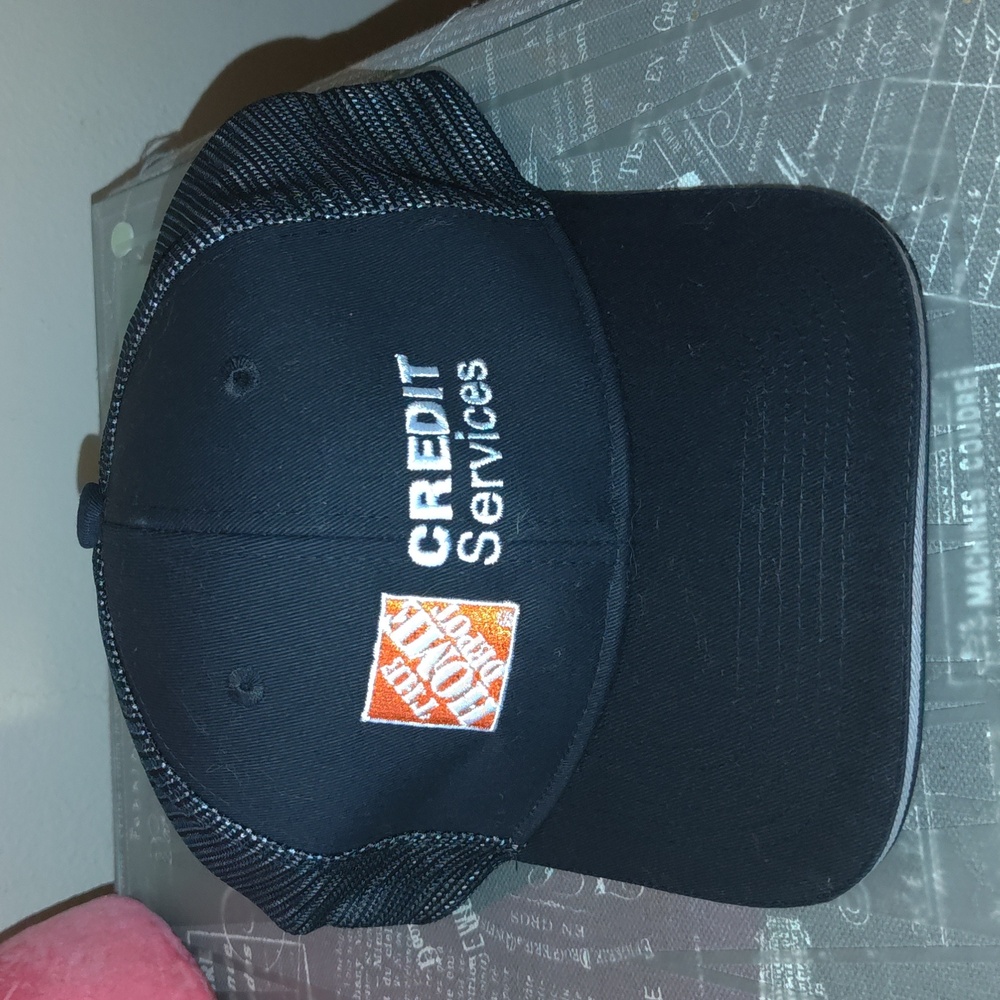 The Home Depot Credit Services Trucker Mesh Snapback Employee Hat Cap